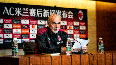 主教练皮奥利在赛后新闻发布会上发言